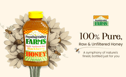 Puyallup Valley Farms™ 100% Pure Blackberry Unfiltered Raw Honey 16 Oz