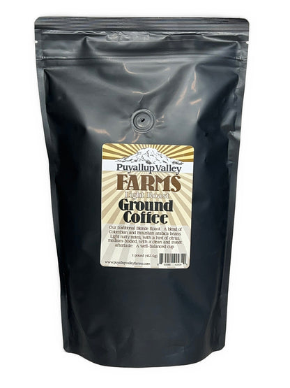 Puyallup Valley Farms™ Premium Ground Coffee 16 Oz Blonde Light Roast